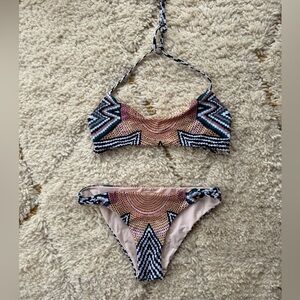 Geometric Pattern Mara Hoffman Bikini Set